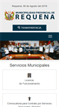 Mobile Screenshot of munirequena.gob.pe